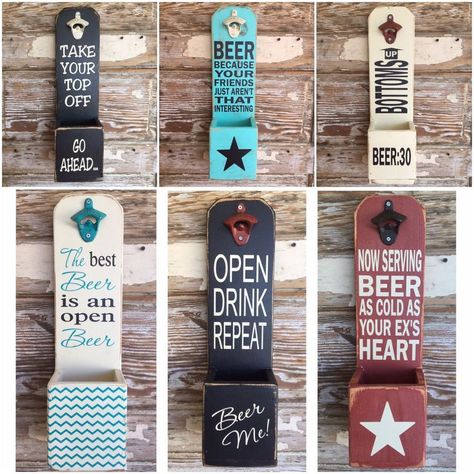 Quotes about Bottle openers (19 quotes) Bottle Opener Sign, Beer Crafts, Wood Bottles, Diy Event, Beer Opener, Beer Bottle Opener, Cadeau Diy, Diy Bottle, Bottle Openers