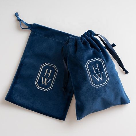 Soft Velvet Drawstring Pouches Embroidery logo Gift Packaging Bags Velvet Pouch Packaging, Velvet Packaging, Souvenir Packaging, Hand Tags, Jewelry Packaging Design, Tags Ideas, Basic Jeans, Wrapping Jewelry, Pouch Packaging