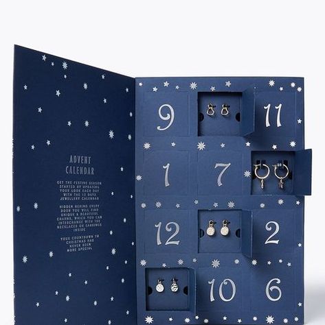 Advent Calendar Accessories, Advent Calendar Jewelry, Jewelry Advent Calendar, Holiday Gift Box Ideas, Jewel Packaging, Blush Packaging, Unusual Advent Calendar, Alternative Advent Calendar, Gift Set Packaging