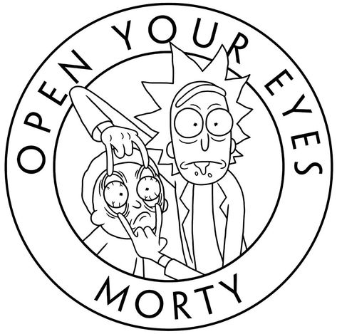 Rick and Morty Coloring Pages - Best Coloring Pages For Kids Rick And Morty Coloring Pages, Rick And Morty Coloring, Morty Drawing, Rick And Morty Tattoo, Rick And Morty Drawing, Rick And Morty Stickers, Rick And Morty Poster, Rick Y Morty, Easy Coloring Pages