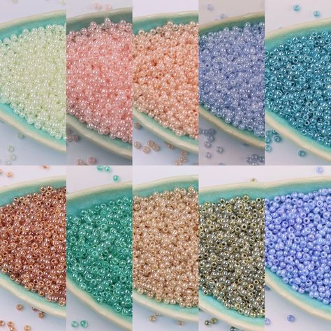 Cheap Beads, Buy Quality Jewelry & Accessories Directly from China Suppliers:800 Pieces 2mm Glass Rice beads Popular in Korea 11/0 Czech Uniform Round interval Seed beads For Jewelry Cloth DIY Accessories Enjoy ✓Free Shipping Worldwide! ✓Limited Time Sale ✓Easy Return. Good Night Funny, Cloth Diy, Diy Charm, Cheap Beads, Embroidery Neck Designs, Silver Caps, Stencil Patterns, Rice Bead, Bracelet Ring