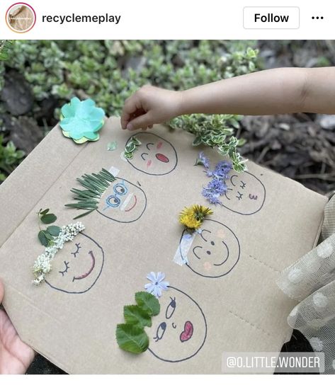 Forest School Activities, Eco Art, Nature Projects, Daycare Activities, Outdoor Activities For Kids, Natural Toys, Creative Activities For Kids, Spring Activities, Toddler Art