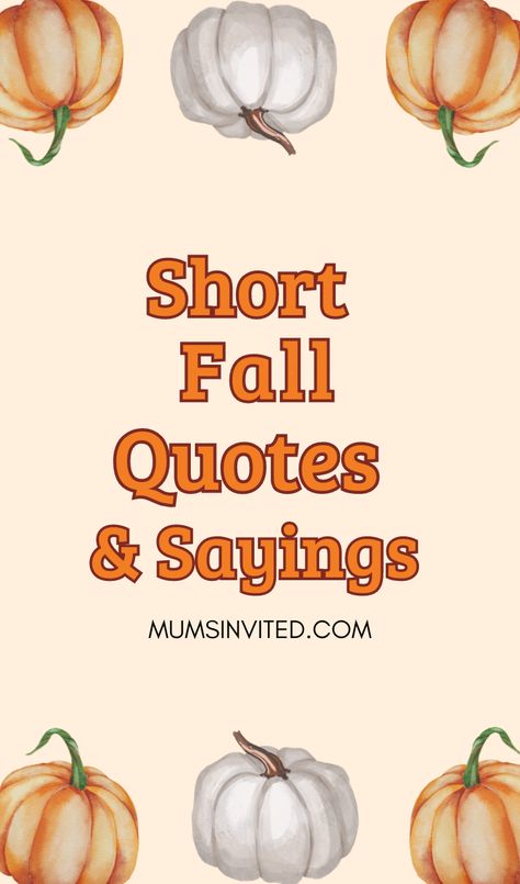 Get ready for fall with these short, cute & funny fall quotes & sayings. Ideal for family Instagram posts, letterboards, & wallpapers, these inspirational fall quotes are perfect for welcoming the season. Celebrate September, October & November with happy & cozy vibes. Say hello to autumn with beautiful sayings that will make your kids giggle. Discover aesthetic & humorous fall quotes for your happy first day of fall. Fun fall quotes and sayings autumn leaves.fall quotes about love.autumn quotes Fall Vibes Aesthetic Quotes, Fall Funny Sayings, Ready For Fall Quotes, September Quotes Funny, Love Autumn Quotes, Fall Sayings Quotes Autumn, Fall Quotes Funny Humor, Autumn Vibes Quotes, First Day Of Fall Quotes