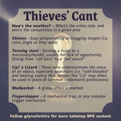 Thieves Cant, Dnd Languages, Fictional Languages, Arcane Trickster, Dnd Stats, D D Classes, Dungeon Master's Guide, Dnd Funny, Dnd 5e Homebrew