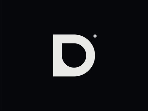 WW004 - Letter D Logo by Connor Fowler (.com) on Dribbble D Monogram Logo, Dream Logo Design, Letter D Logo Design, Ups Logo, D Letter Design, D Logo Design, Letter D Logo, D Monogram, Typeface Poster