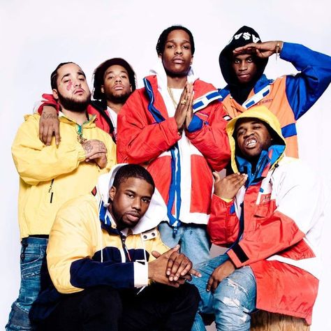 Asap Mob, 90s Hip Hop Fashion, 90s Hip Hop, Hip Hop Rap, Cute Selfie Ideas, Hip Hop Fashion, Rappers, Fashion Magazine, Ronald Mcdonald