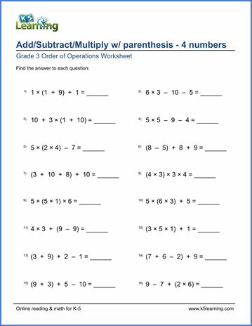 Grade 3 Order of Operations Worksheet Bodmas Worksheets Grade 6, Integers Worksheet For Grade 7, Addition Of Integers Worksheet, Grade 3 Math Worksheets, Orders Of Operations Worksheet, Pemdas Worksheets, Order Of Operations Worksheet, Order Of Operations Worksheet Grade 6, Order Of Mathematical Operations