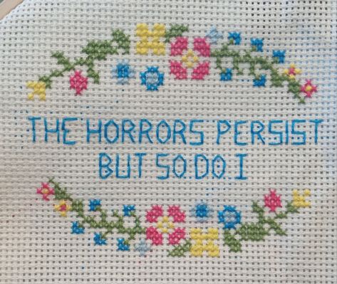 Cursed Cross Stitch, Chaotic Cross Stitch, Movie Quote Cross Stitch, Memes Cross Stitch Pattern, Its Not A Whorehouse Cross Stitch, Cross Stitch Quotes, Stitching Art, What’s Going On, Stitch Design