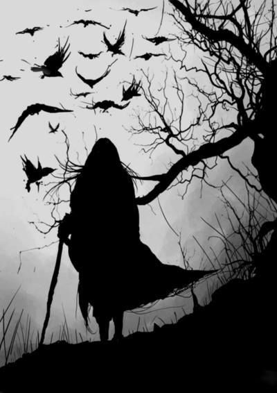 Crows Ravens, 다크 판타지, Witchy Woman, Arte Fantasy, 판타지 아트, Gothic Art, Gods And Goddesses, Black Bird, Dark Art