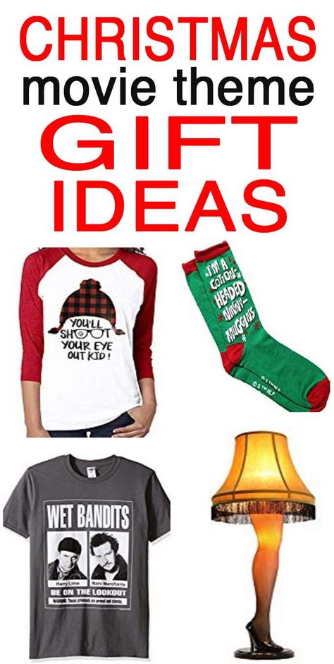 Do you know anyone that LOVES Christmas movies? Maybe one of their favorite Christmas movies has some pretty cool gift ideas. Gift them a unique present for Christmas.  We found  40+ awesome Christmas movie-theme gifts! Movie themed gifts are from the following movies: A Christmas Story Elf Movie Home Alone It’s a Wonderful Life The... Family Christmas Pajamas Movie Theme, Christmas Movie Gift Ideas, Christmas Movie Themed Gifts, Christmas Vacation Pajamas, Movie Gift Ideas, Clark Griswold Christmas Vacation, Christmas Vacation Gifts, Griswold Christmas Vacation, Advent Ideas