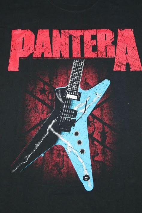 Pantera Shirt, Pantera Band, Arte Heavy Metal, Rock Wallpaper, Metal Band Shirts, Slayer Band, Dibujos Toy Story, Hair Metal Bands, Rock Poster Art