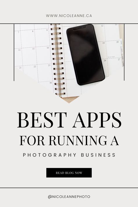 Best Apps for a Photography Business | NICOLE ANNE PHOTOGRAPHY | Keeping a business organized and functioning well is hard work. Streamlining your work is key to success. | See what apps I use on a daily basis to keep myself organized and accountable! | Key To Success, Business Organization, Instagram Bio, Best Apps, Photography Business, Hard Work, A Business, Key, Photographer