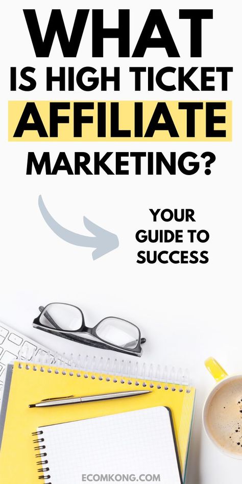 High ticket affiliate marketing is promoting products that offer commissions of over $1,000 every time someone you refer makes a purchase. Unlike popular belief, you don’t need a large social media following or a big budget to get starting earning high ticket affiliate commissions. You can get started generating a recurring revenue stream online for free by taking action today! #affiliatemarketing #affiliatemarketingtips #affiliatemarketingforbeginners #makemoneywithaffiliatemarketing Affiliate Marketing Checklist, How To Be An Affiliate Marketer, High Ticket Affiliate Marketing For Beginners, How To Start Affiliate Marketing, High Ticket Sales, What Is Affiliate Marketing, High Ticket Affiliate Marketing, Promoting Products, Social Media Following