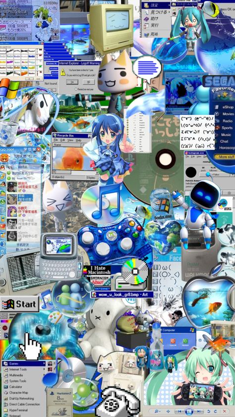 Bygone era #frutigeraero #y2k #internetcore #webcore #internet #early2000s #2000s #late2000s #windows #sony #abstracttech #animecore #retro #aesthetic Animecore Webcore, Retro Aesthetic, Aesthetic Wallpapers, Anime Art, Internet, Anime, Art, Kawaii