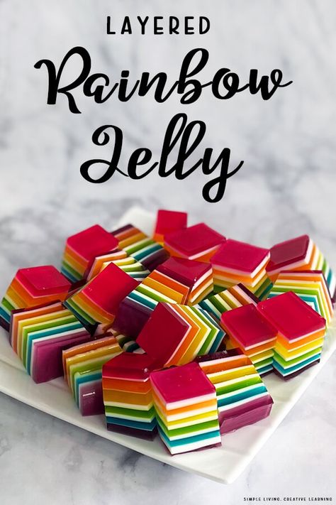 Making Jelly, Jelly Party Ideas, Baker Baker, Jelly Desert Ideas, Easy Jelly Recipes, How To Make Jelly Sweets, Jelly Dessert Recipes, Jelly Cup Ideas, Rainbow Food Recipes