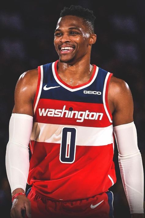 Russell Westbrook Wizards, Basketball Wallpaper, Russell Westbrook, Washington Wizards, New York Knicks, Basketball Players, Nba, Washington, Sports Jersey