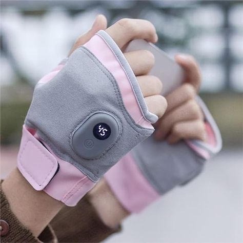 Amazon.com: ElectricFingerless Heating Writing Gloves for Students,Hand Warmer for Indoor and Outdoor : Sports & Outdoors Apocalypse Survival Gear, Pink Gloves, Heated Gloves, Winter Mittens, Winter Comfort, Cycling Gloves, Black Gloves, Historical Clothing, Womens Gloves