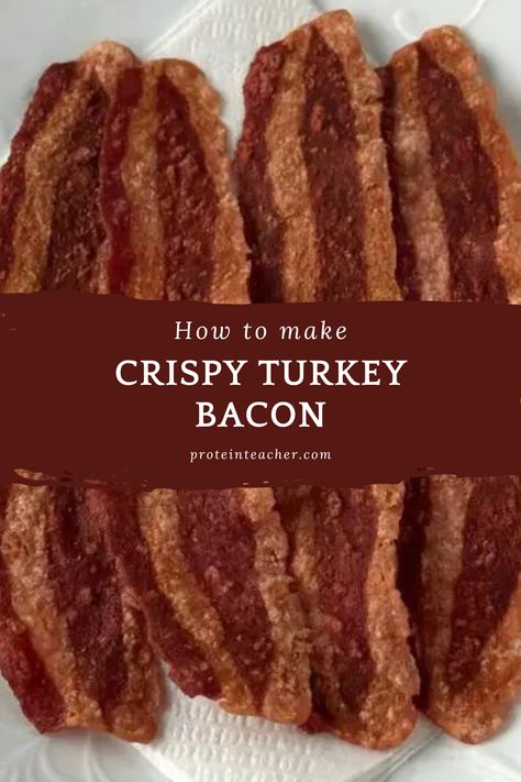 Microwaving turkey bacon is the fastest and easiest way to cook it. It comes out perfectly crispy and evenly cooked. Turkey Bacon In Microwave, How To Cook Turkey Bacon, Crispy Turkey Bacon, Microwave Turkey Bacon, Turkey Bacon In Oven, Best Turkey Bacon, Cooking Turkey Bacon, Microwave Bacon, How To Make Turkey