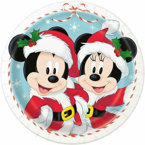 Mickey Minnie Christmas, Miki Mouse, Mickey Mouse Pictures, Minnie Mouse Christmas, Mouse Crafts, Minnie Christmas, Christmas Topper, Christmas Decals, Disney Ornaments