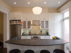 Greenwood Heights Townhouse – Ben Herzog Architect, PC 1970s Kitchen Remodel, Inexpensive Kitchen Remodel, Contemporary Kitchen Remodel, Kitchen Remodel Pictures, Simple Kitchen Remodel, Small Kitchen Cabinets, Budget Kitchen Remodel, Kitchen Remodel Cost, White Kitchen Remodeling