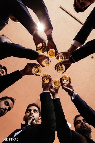 Indian groom with groomsmen http://www.maharaniweddings.com/gallery/photo/118808 Cranberry Wedding, Ace Hotel Wedding, Wedding Pittsburgh, Wedding Cheers, Pittsburgh Wedding Venues, Wedding Venue Locations, Urban Wedding Venue, Wedding Shot, Pittsburgh Wedding