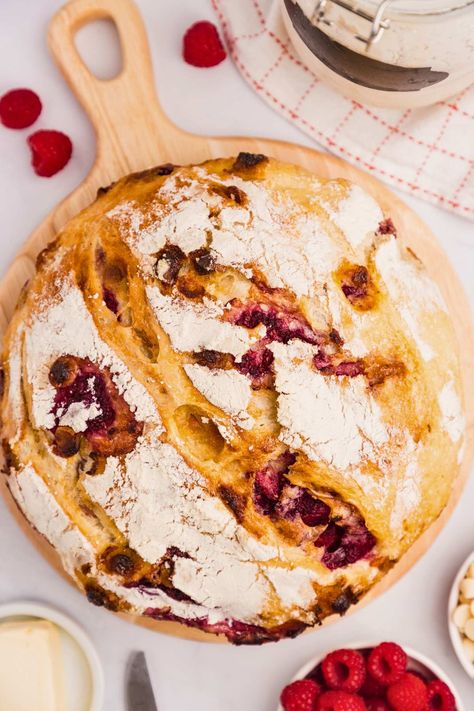 Recipe Index : Heart's Content Farmhouse White Chocolate Sourdough Bread, White Chocolate Raspberry Bread, Raspberry Sourdough, Chocolate Raspberry Bread, Chocolate Sourdough, Raspberry Bread, Best White Chocolate, Sourdough Loaf, Sour Dough