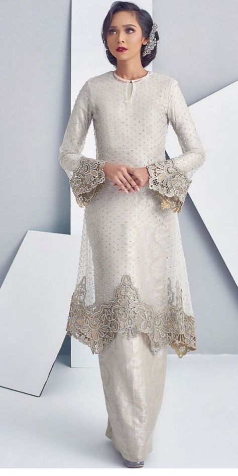 Songket Wedding Dress, Malay Wedding Dress, Baju Kahwin, Nikah Outfit, Kebaya Modern Dress, Minimal Wedding Dress, Muslimah Wedding Dress, Nikah Dress, Bride Dress Simple