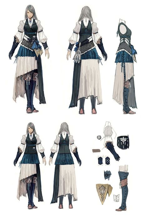 Jill Concept Art - Final Fantasy XVI Art Gallery Jill Final Fantasy Xvi, Final Fantasy Xvi Clive X Jill, Kazuya Takahashi, Final Fantasy Concept Art, Jill Warrick, Character Reference Sheet, Art Final, Game Fanart, Chara Design