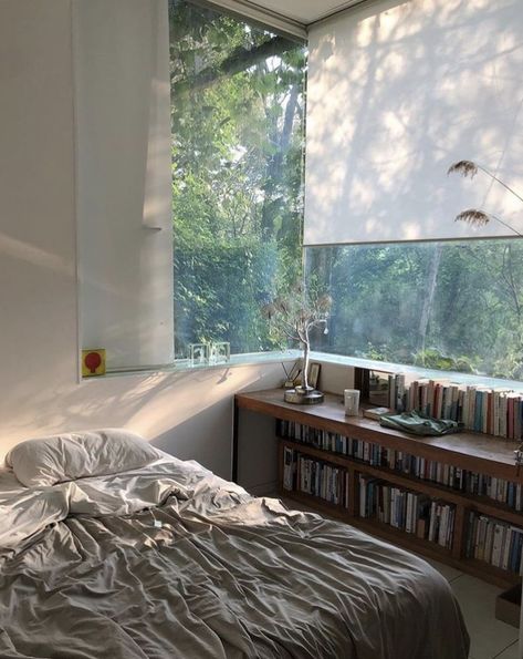 Aesthetic Rooms, Big Windows, House Room, Book Shelf, Dream Rooms, Aesthetic Bedroom, House Inspo, Dream Home Design, Dream Room