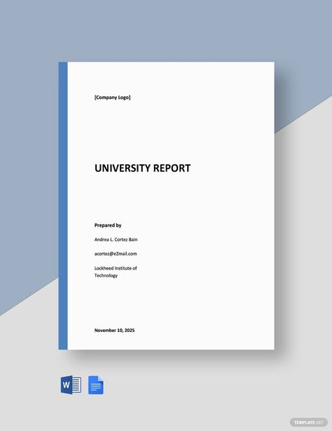 Free Simple University Report Template #AD, , #paid, #Simple, #Free, #University, #Template, #Report Word Report Design, Report Front Page, Report Design Template, College Website, Report Layout, Docs Templates, Site Analysis, Report Design, University Logo