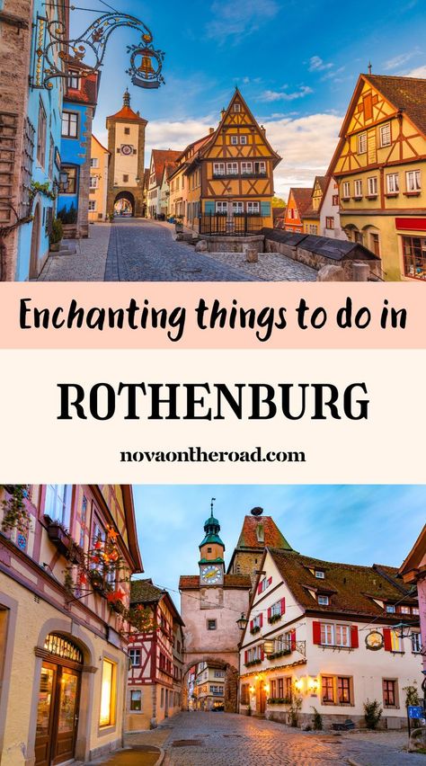 things to do in rothenburg germany Christmas Shops, Romantic Road Germany, Rothenburg Germany, Germany Vacation, Romantic Road, Rothenburg Ob Der Tauber, Medieval Architecture, Magical Things, Summer 2025