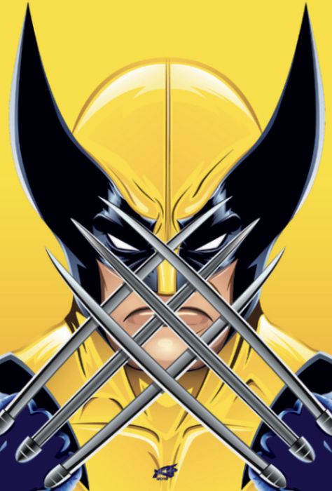 Wolverine Painting, Marvel Characters Drawings, Wolverine Cartoon, Xman Marvel, James Howlett, Marvel Wolverine, Wolverine Comic, Wolverine Art, Art Style Challenge