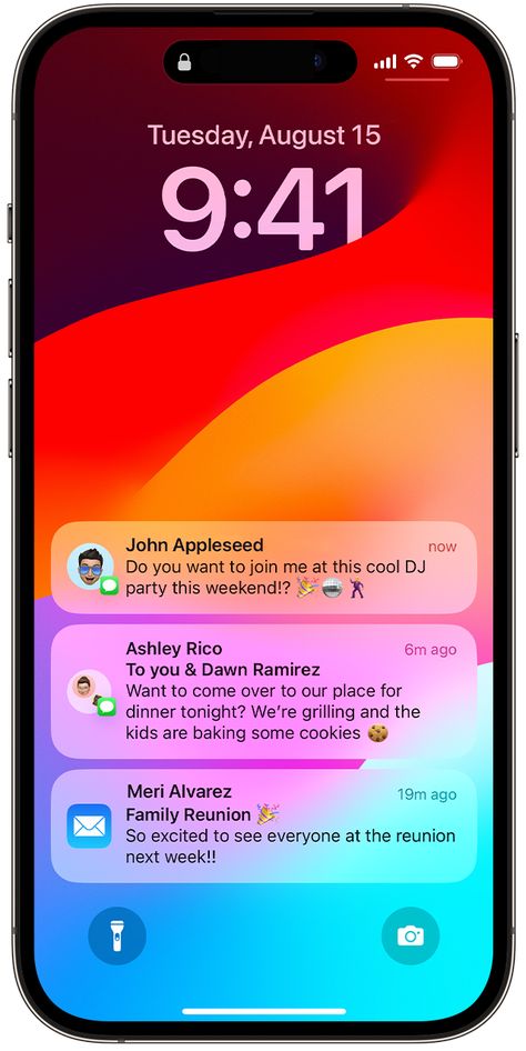 Use notifications on your iPhone or iPad - Apple Support Ios Lockscreen Notification, Iphone Notification Template, Iphone Notification, Notification Template, Iphone Lock Screen, Iphone Info, Apple Iphone Accessories, Edit Settings, Apple Support
