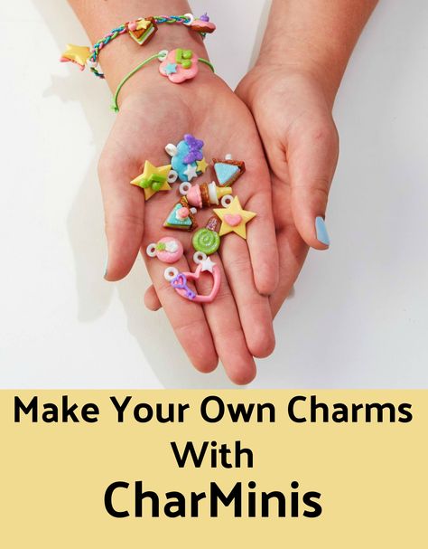 Make Your Own Charms With CharMinis #StockingStuffer17 - Flat Back Charm Crafts, Homemade Charms, How To Make Charms, Tiny Pies, Ice Cream Sundae, Diy Homemade, Christmas Gift Guide, Enamel Charms, Diy Charms