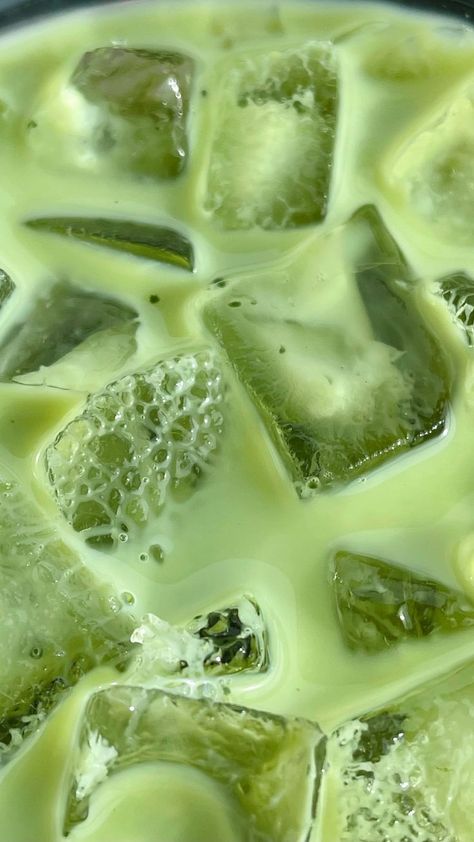 Iced Matcha Wallpaper, Green Coffee Aesthetic, Iced Matcha Aesthetic, Matcha Moodboard, Iced Matcha Latte Aesthetic, Matcha Green Aesthetic, Matcha Branding, Coffee Shoot, Vanilla Matcha Latte