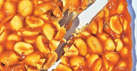 A buttery Mexican-style peanut brittle is the ideal edible gift. Homemade Tamales, Mexican Desserts, Peanut Brittle Recipe, Roasted Tomatillo, Brittle Recipes, Pork Stew, Best Mexican Recipes, Stewed Potatoes, Mexican Cooking