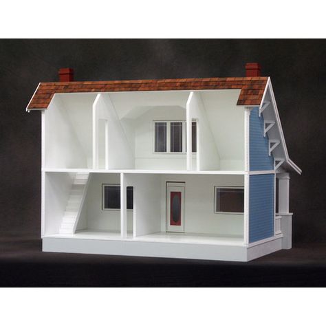 Real Good Toys Classic Bungalow Dollhouse Doll Houses For Sale, Duracraft Dollhouse, Duracraft Farmhouse Dollhouse, Beachside Bungalow Dollhouse, Real Good Toys, 1940s Dollhouse, Beachside Bungalow, Lace Window, Dolls House Interiors Bed Bath & Beyond