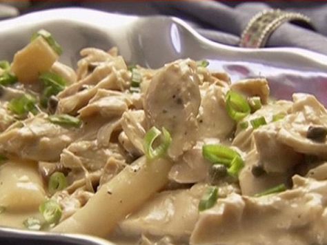 Grandma Tita's Chicken Fricassee Baked Ziti With Chicken, Colonial Recipe, Chicken Fricassee, Chicken Main Dishes, Cooking Channel, Top Recipes, Main Meals, Food Network, Food Network Recipes