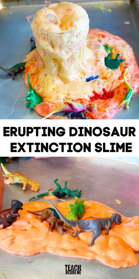 Dinosaur Volcano Craft, Dino Stem Activities, Dino Week Activities, Digging For Dinosaurs Activities, Dinosaur Themed Activities For Kids, Dinosaur Letter Activities Preschool, Dinosaur Experiments For Kids, Dinosaur Theme For Preschool, Dinosaur Stem Activities Preschool