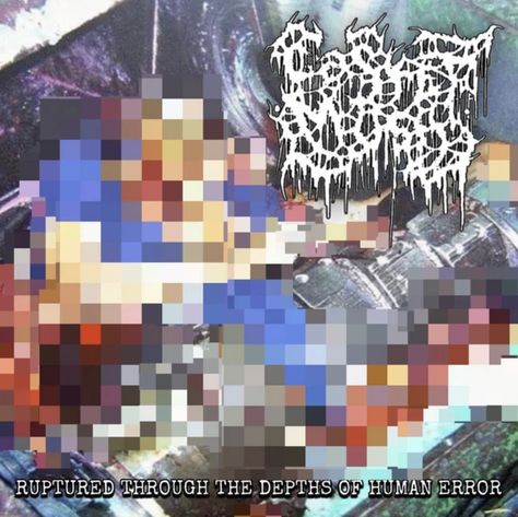 Goregrind Goregrind Album Covers, Mincecore Bands, Grindcore Aesthetic, Punk Bands Posters, Creepy Core, Arte 8 Bits, Emo Art, Extreme Metal, Album Art Design