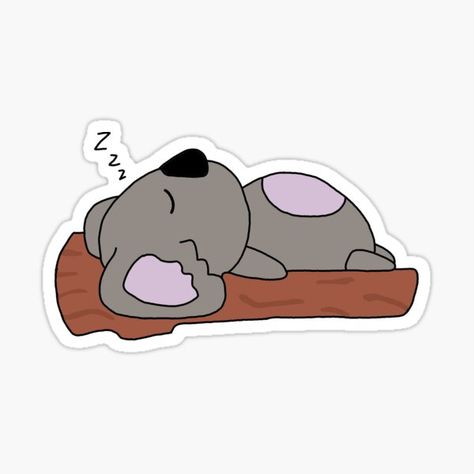 Koala Sticker, Messenger Stickers, Koala Drawing, Sleeping Panda, Schrödinger's Cat, Mr Krabs, Cute Koala, Santa Head, Cool Stickers