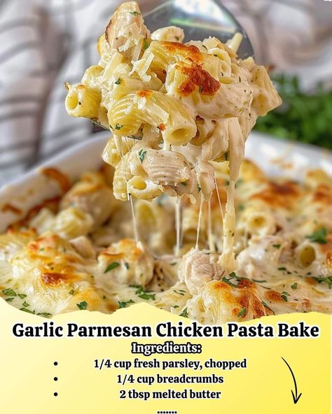 Creamy Garlic Parmesan Chicken Pasta, Lasagna Bake, Garlic Parmesan Chicken Pasta, Parmesan Chicken Pasta, Creamy Parmesan Chicken, Garlic Parmesan Sauce, Chicken Parmesan Pasta, Chicken Pasta Bake, Chicken Lasagna