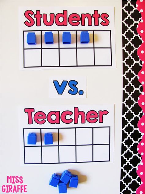 Have a chatty class? Do your talkative students get louder and louder during small groups until it feels like chaos? Do they talk when you're talking then ask you what the directions were as soon as y Teacher Vs Student Points, Quiet Classroom Ideas, Year 1 Behaviour Management, Class Vs Teacher Points, Blurt Classroom Management, Chatty Classroom Management, Teacher Vs Student Classroom Management, Beat The Teacher Classroom Management, Behaviour Management Ideas Classroom