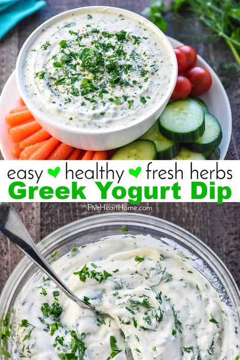 Healthy Greek Yogurt Dip, Greek Yogurt Veggie Dip, Greek Yogurt Dip, Greek Yogurt Dips, Healthy Greek Yogurt, Greek Yogurt Recipes, Healthy Dips, Yogurt Dip, Veggie Dip