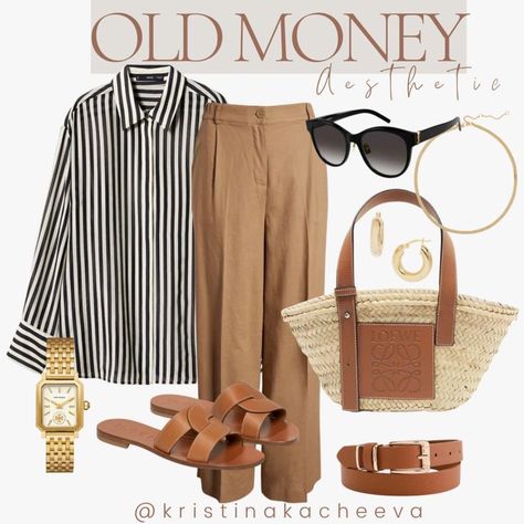 Old Money Aesthetic Summer, Summer Outfit Travel, Old Money Aesthetics, Travel Capsule Wardrobe Summer, Money Aesthetics, Money Clothes, Money Aesthetic, Old Money Style, Classy Work Outfits