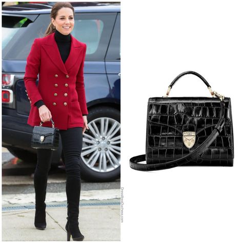 Kate Middleton's Favorite Croc Handbag is Now on Sale - Dress Like A Duchess Kate Middleton Handbags, Kate Middleton Bags, Family Bag, Holiday Handbag, Heart Clutch, Statement Handbag, Museum Gift, Embossed Bag, Rose Velvet