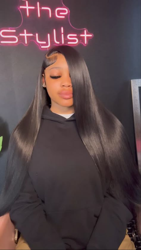 Side Part Straight, Lemonade Braids Hairstyles, Black Hair Updo Hairstyles, Short Box Braids Hairstyles, Braided Hairstyles For Black Women Cornrows, Frontal Wig Hairstyles, Creative Hair Color, Side Part Hairstyles, Quick Natural Hair Styles