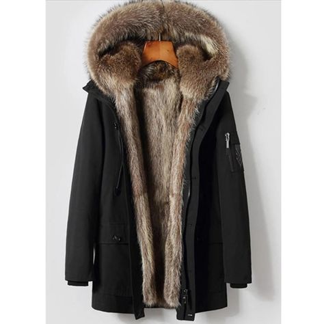 Mens Fur Collar Coat, Parker Jacket, Mens Fur Coat, Leather Coats, Mens Fur, Fur Collar Coat, Mens Parka, Collar Coat, Collared Coat