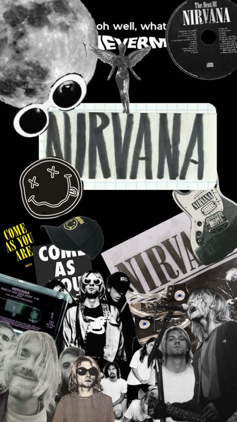 Grunge Wallpapers, Kurt Cobain Art, Nirvana Wallpaper, Nirvana Art, Nirvana Poster, Nirvana Nevermind, Punk Wallpaper, Nirvana Band, Cute Backgrounds For Iphone