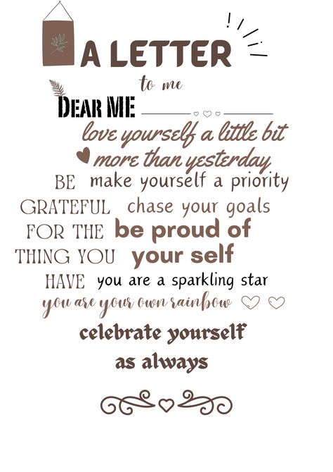 a letter to me .,.,.,.,.,.,.., a heart felt letter to myself ❤️ Letter For Future Me, Self Love Letter To Myself, Birthday Letter To Myself, Dear Me Letter To Myself, Love Letter To Self, Myself Notes, Letters To Yourself, Letter To Me, A Letter To Myself